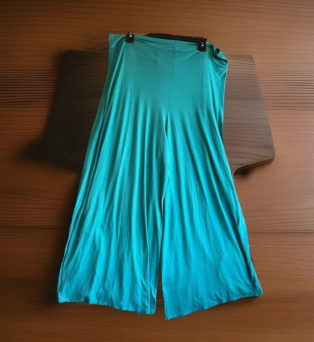 Freshwater Size XXL Bow Front Pull on Swim Suit Cover Up Pants Teal Blue - Image 2