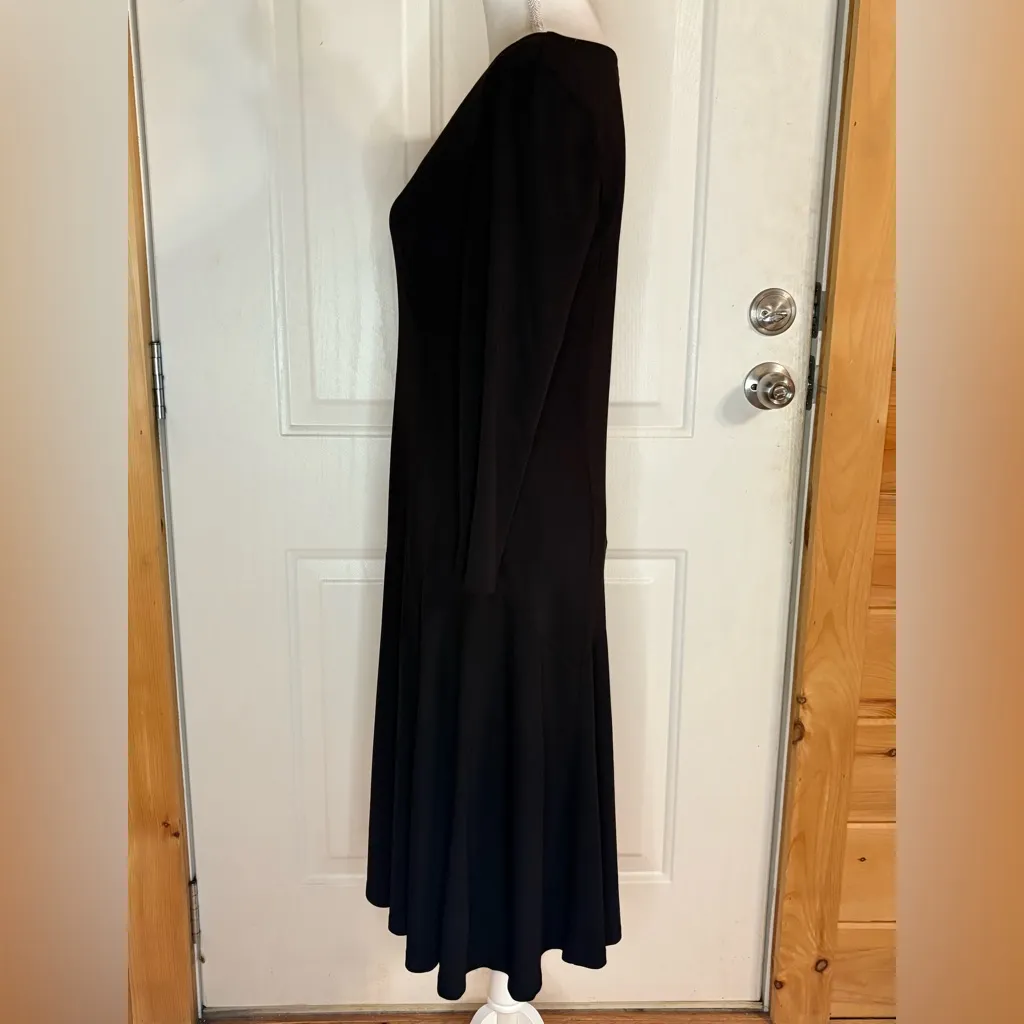 Lauren Ralph Lauren Black Long Sleeve Dress size 8 - Image 3