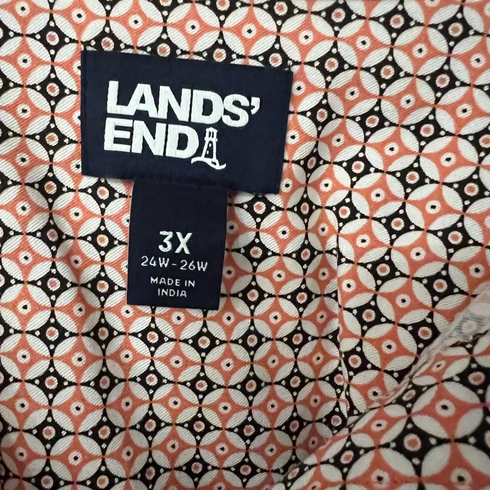 Lands' End Women's Patterned Button - Image 3