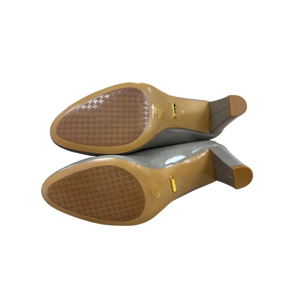 Lauren Ralph Lauren Womens Gray Patent Leather Heels Size 10B SKU 7325 - Image 7