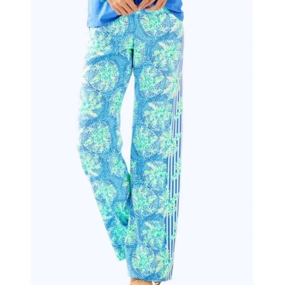 Lilly Pulitzer Bal Harbour Palazzo Pant Tropic Like Its Hot - Size: Small - Image 9