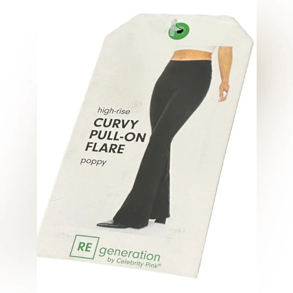 Celebrity Pink  Curvy Pull-On Flare-Hem Jeans - Image 3