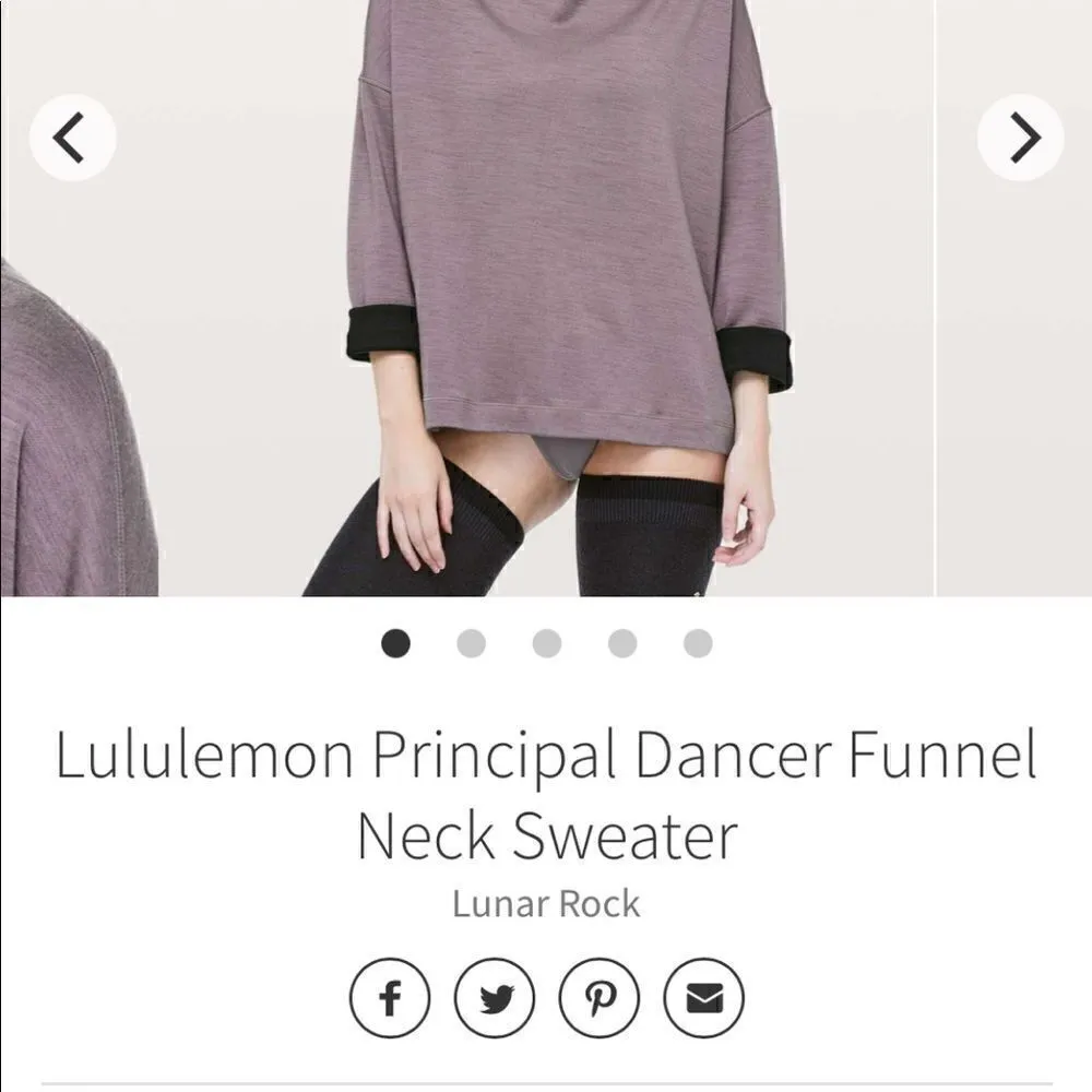 NWT Principle Dancer Funnel Neck by lululemon - Image 4