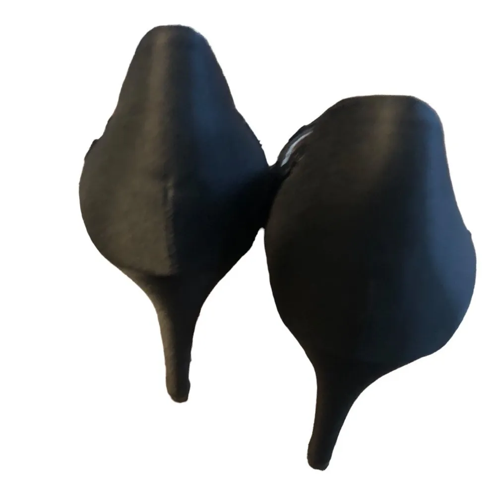 J.Renee Camallia Embellished Black Dressy Classic Pump Heels 3” Wedding 8.5N Size 8.5 - Image 8