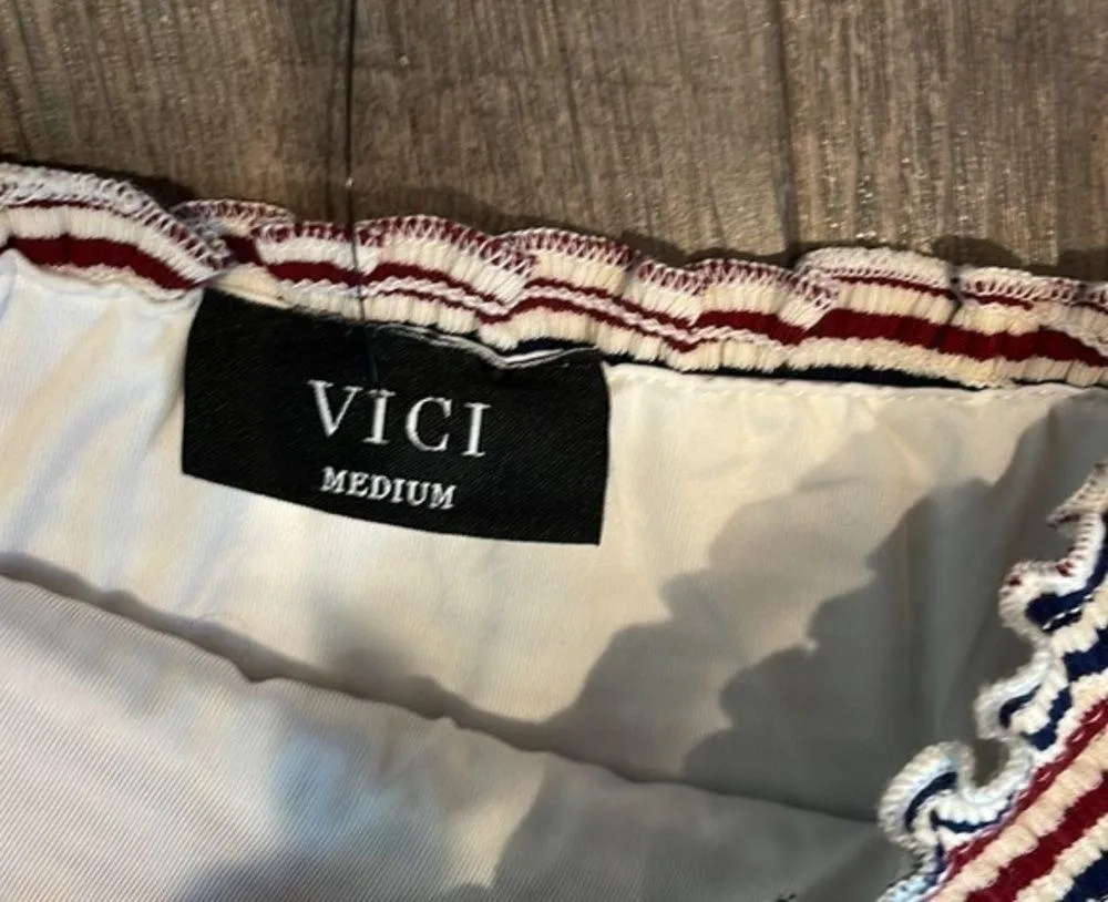 Vici smock style off the shoulder Americana dress - Image 4