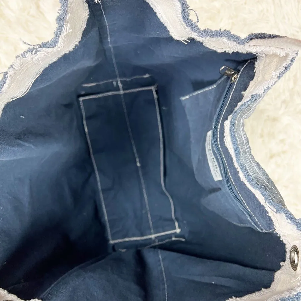 NFL Indianapolis Colts Blue Denim Breast Cancer Tote Bag - Image 8