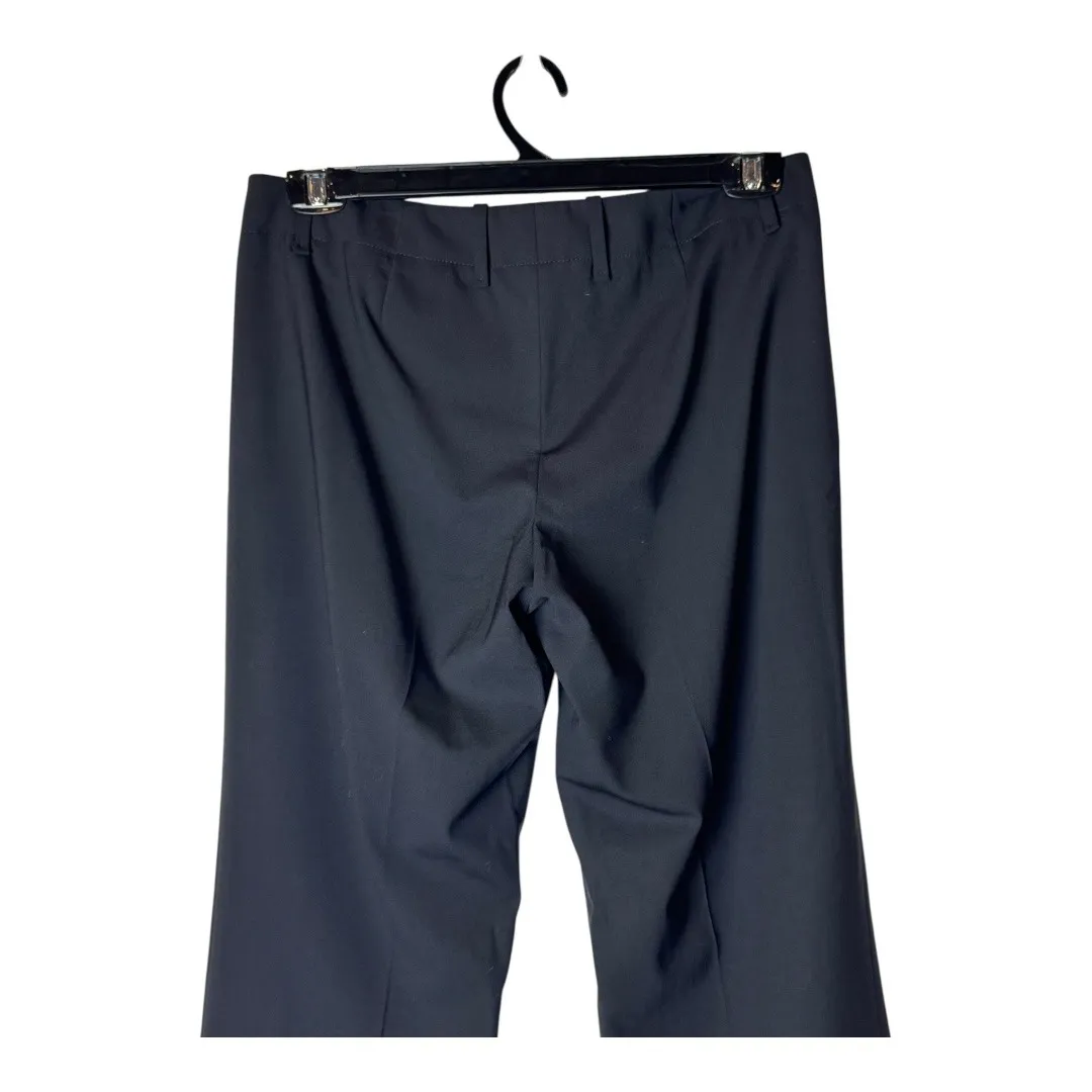 BOSS Hugo Boss Pants Women Medium Black Straight Leg Dress Career Trouser Preppy - Image 5