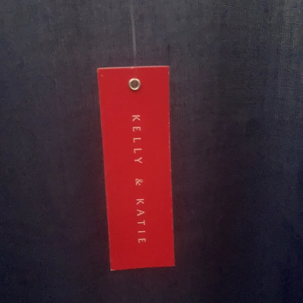 FINAL MARKDOWN Nwt Kelly and Katie sheer fringed coverup osfm - Image 3