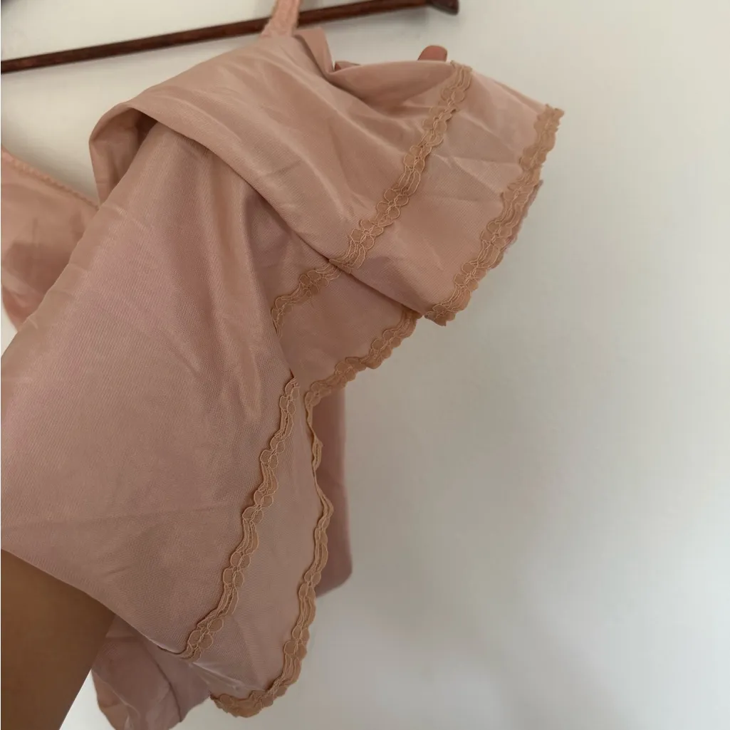 Olga Elegant Pink slip Gown - Image 4