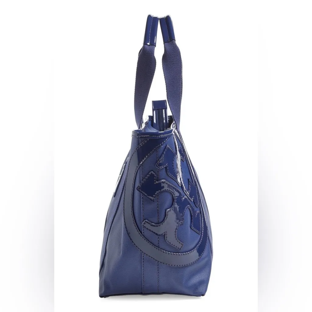 TORY BURCH Beach Tote bright navy Blue Bag Resort - Image 9