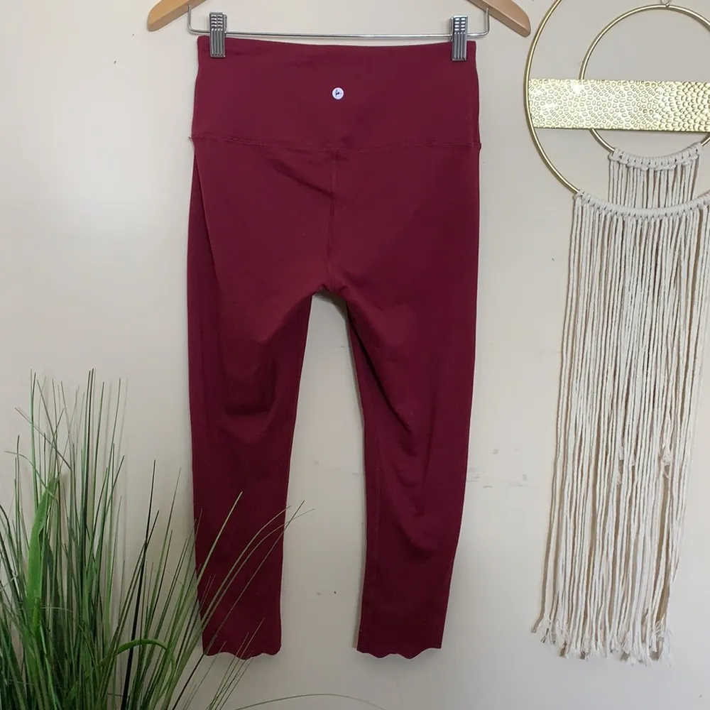 90 degree by reflex •scalloped hem cropped legging - Image 30