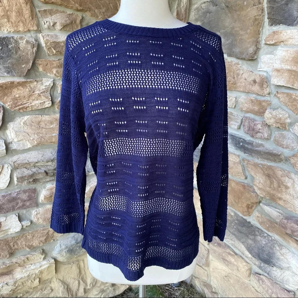 Jason Maxwell Pointelle Sweater - Image 5