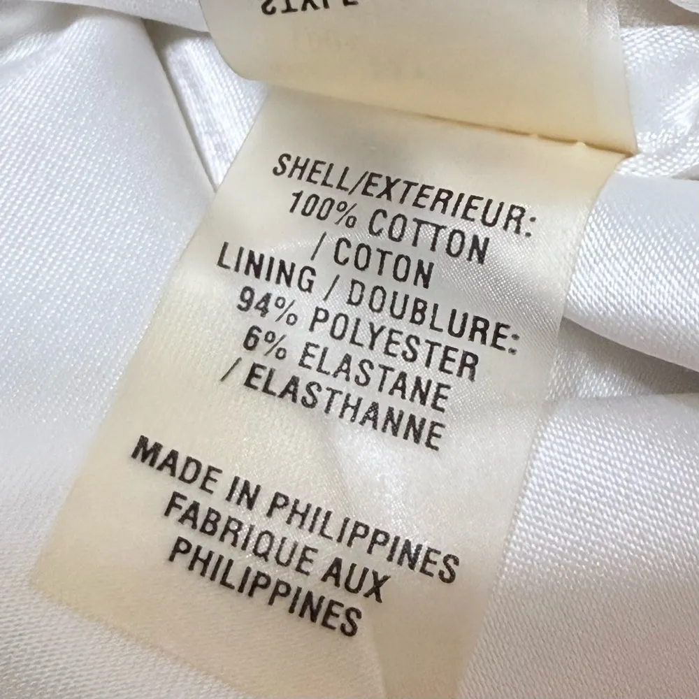 Elie Tahari Black White Floral Skirt Size 6 Tropical Print A-Line with Pockets - Image 5