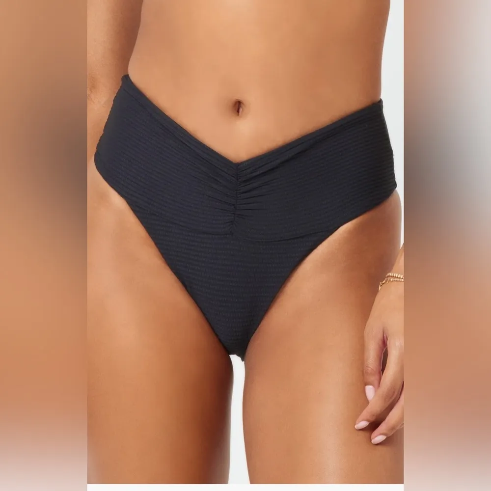 L*Space Dani Ribbed Bikini Bottom, X-Small, $106 - Image 6