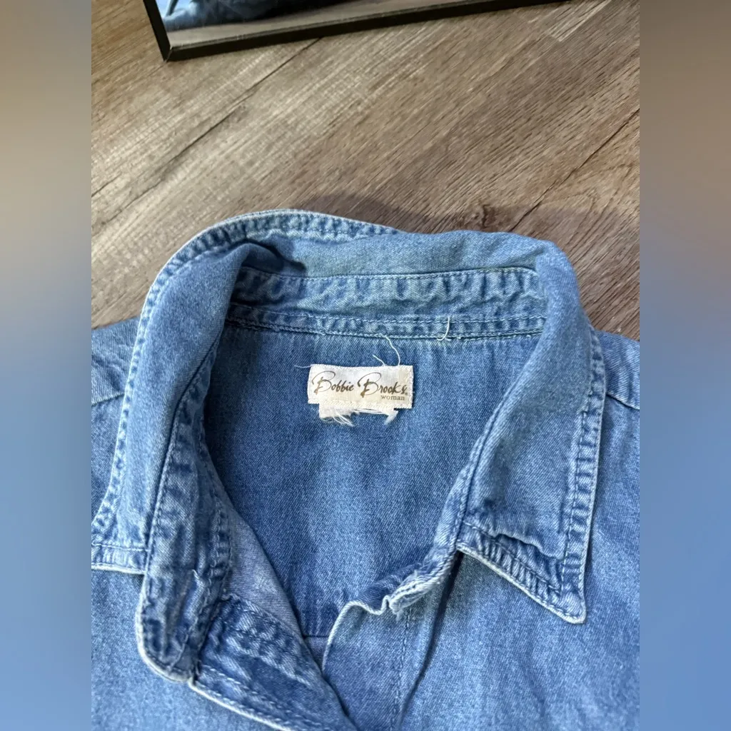 VTG Bobbie Brooks Denim Button - Image 5