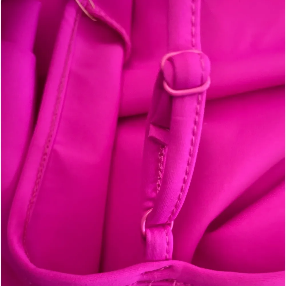 NWT Good American Scuba Midi Dress Fuchsia Pink Color Size L/XL - Image 7