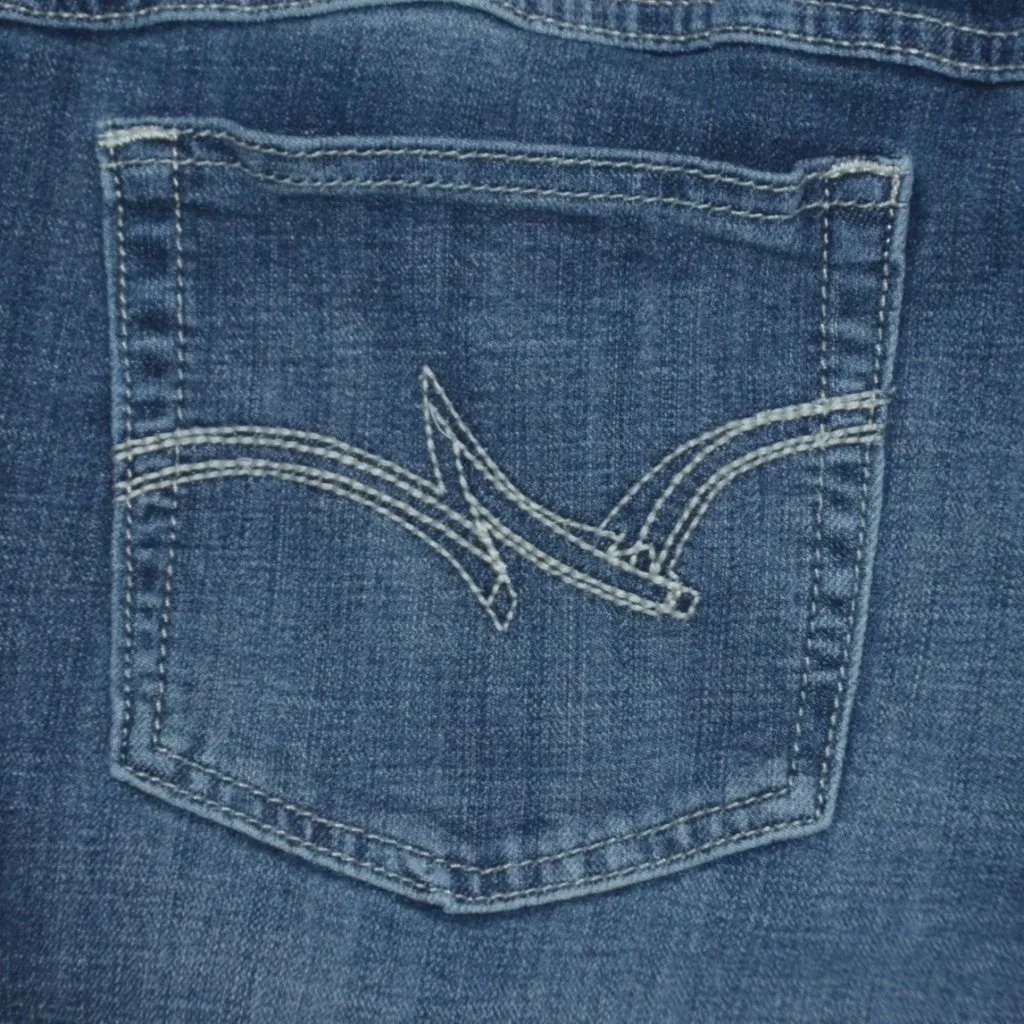 Wrangler Ladies Bootcut 13x34 Denim Blue Jeans Classic Cowgirl Western Med Wash - Image 6