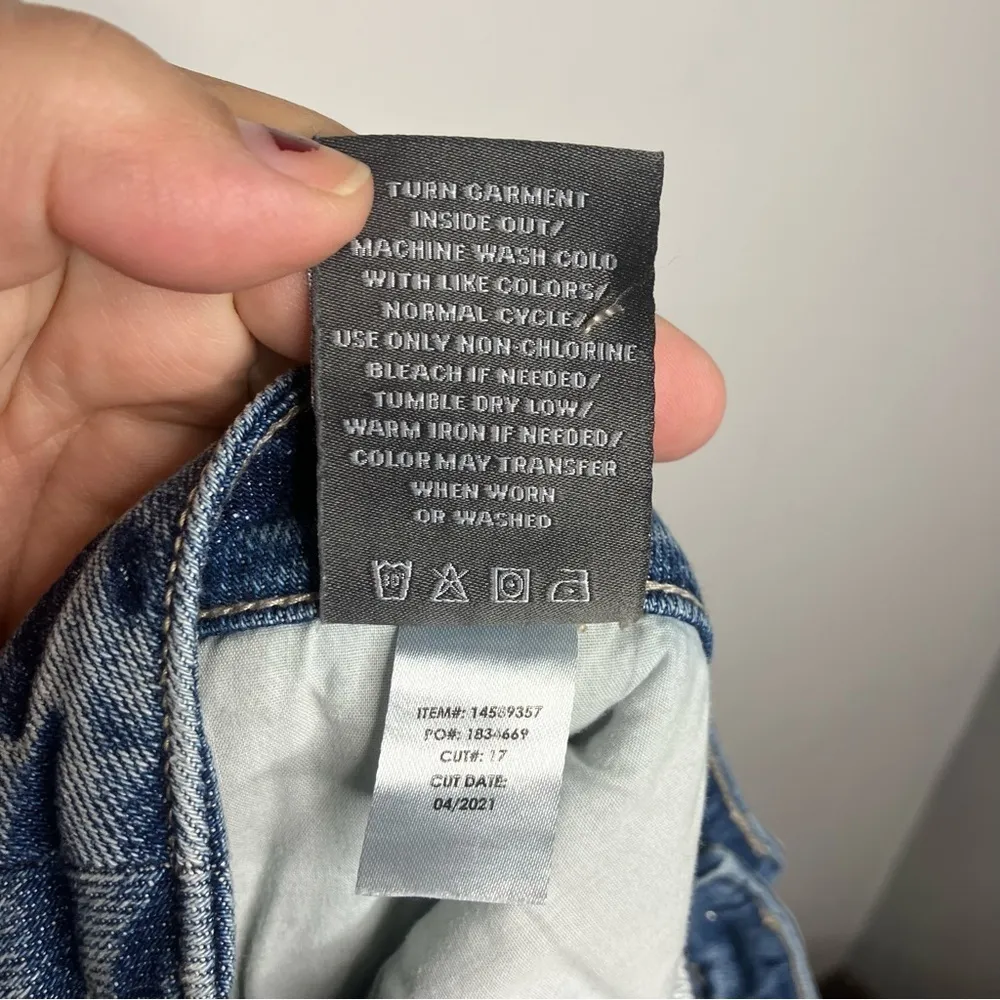 Torrid distressed Jeans button fly raw hem size 20R‎ - Image 8