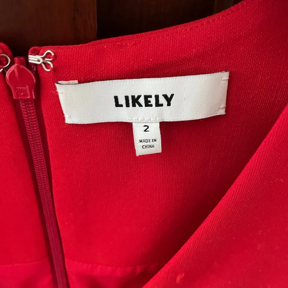 Likely Red Dress - Image 3