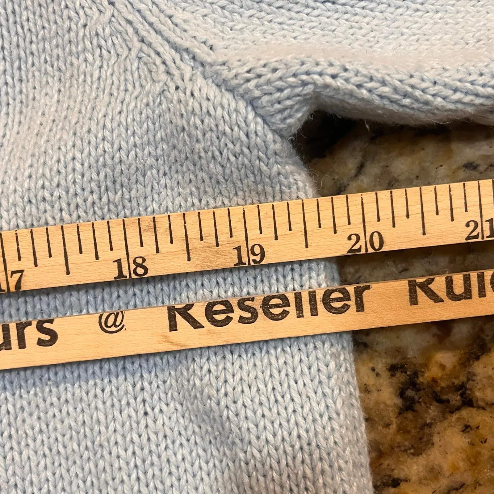 Breckenridge Womens Petite‎ Medium Sweater Button Up Knit Cardigan Beach Short - Image 7