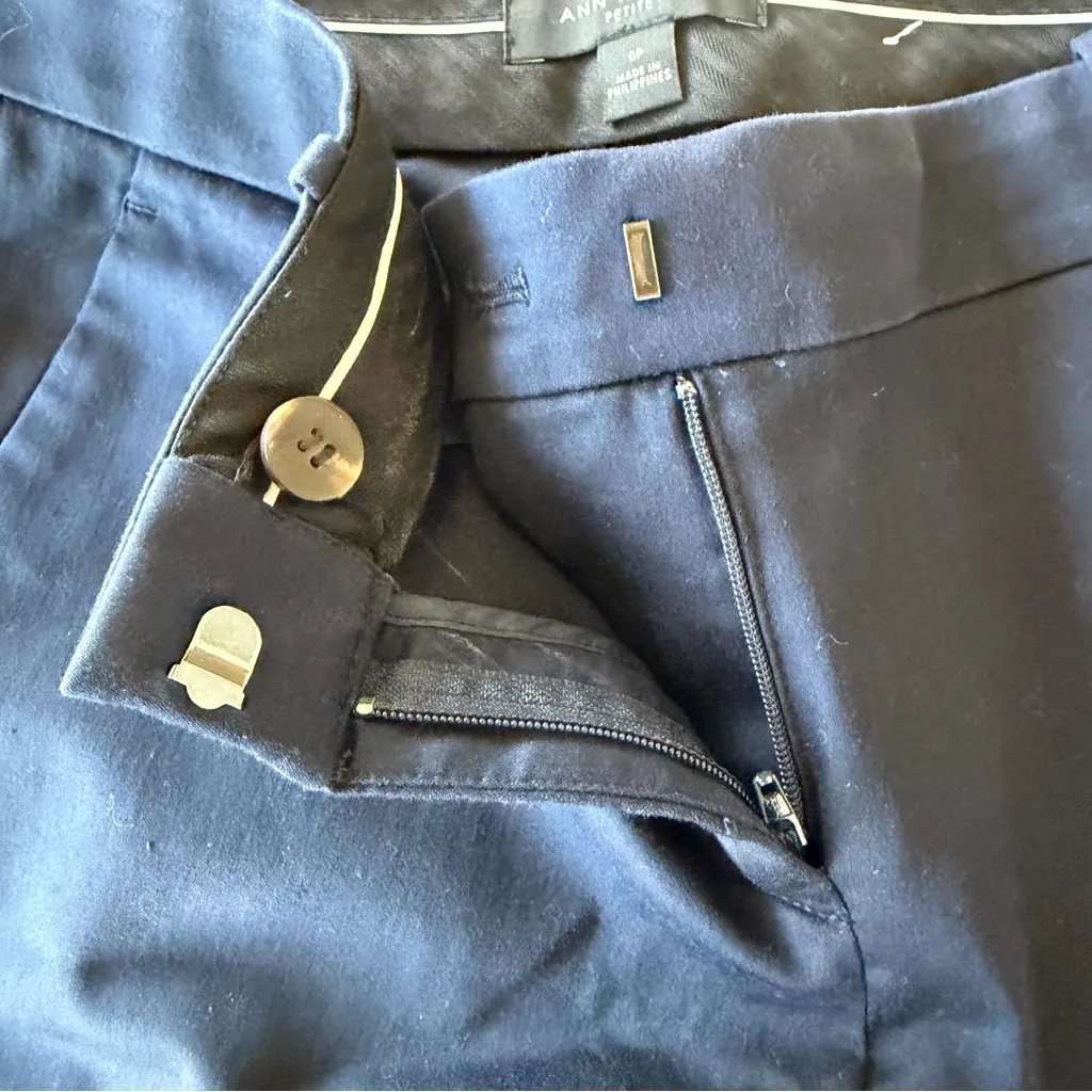 Ann Taylor Women's Navy Pantsuit - 0p - Image 4