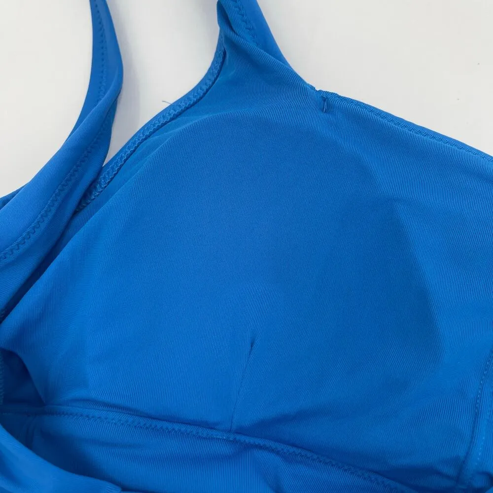 TOMMY BAHAMA Swimsuit Size 8 Palm Modern Square Neck One Piece Blue Swim NWT - Image 13