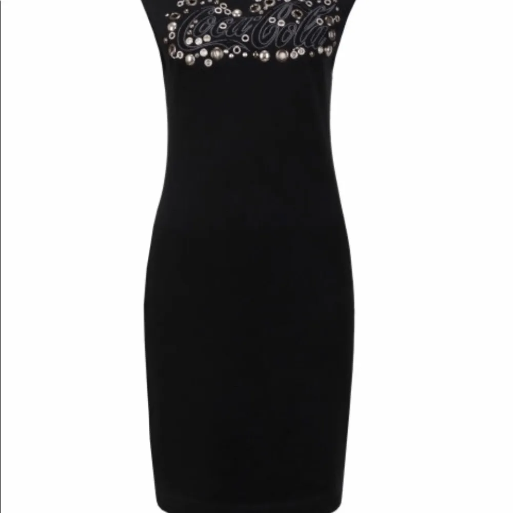 Pinko x Coca Cola Womens black sleeveless size S mini dress NWT - Image 3