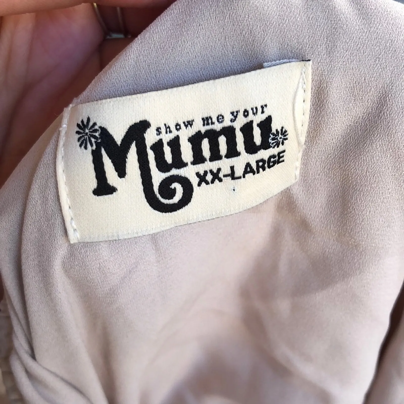 Show me Your Mumu Heather show me the ring crisp halter maxi dress NEW XXL - Image 5