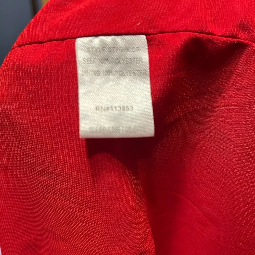 Sugarlips Red Mini Flutter Sleeve Wrap Dress Romper - Image 7