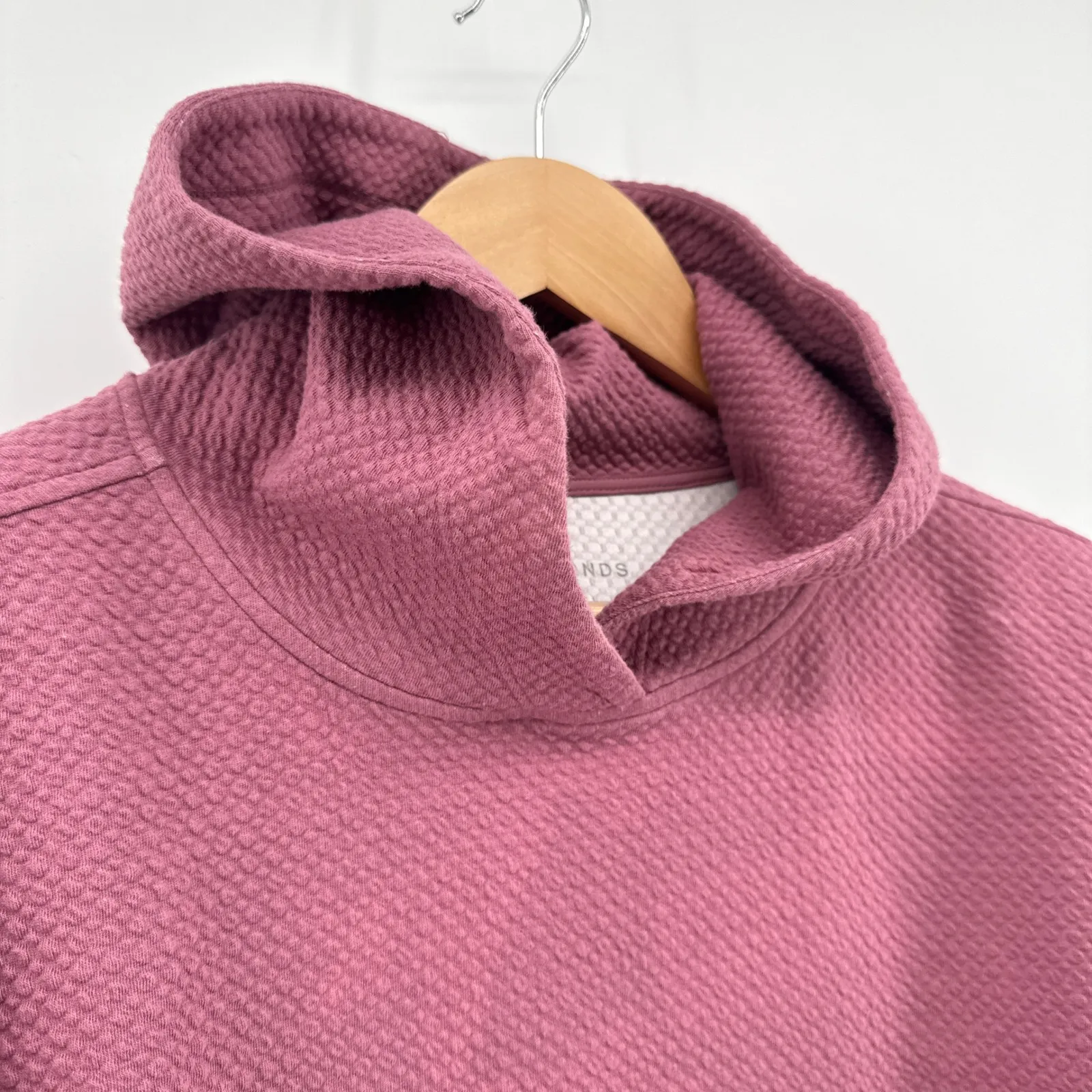 7 Diamonds Restoration Pullover Hoodie in Orchid Quilted Women's Size Small Pink - Image 7