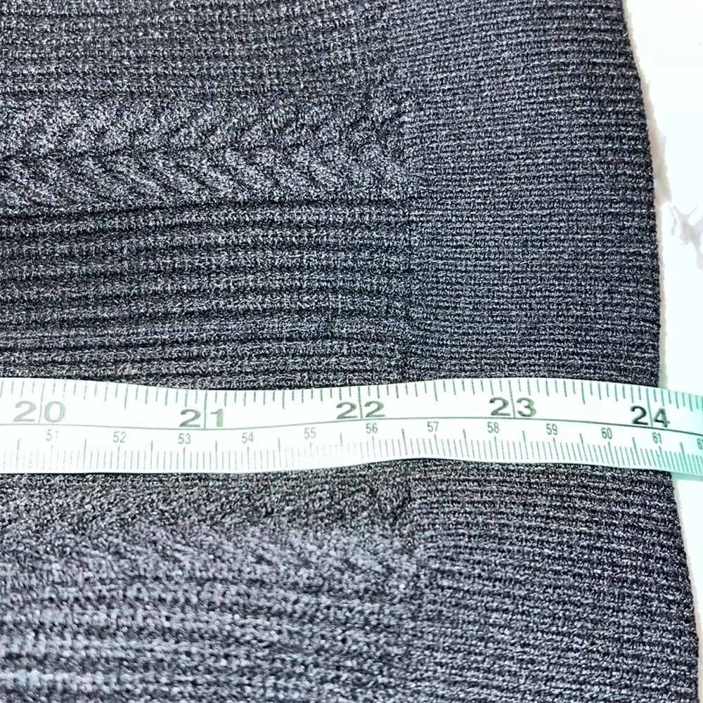 Downeast x-small womens ribbed herring knit sweater black long sleeve new w tags - Image 7