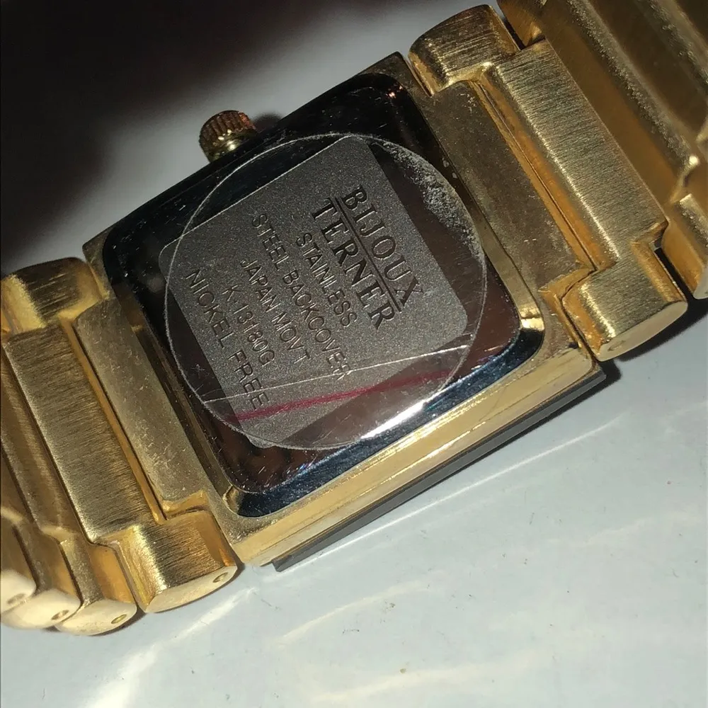 Bijoux Terner  Gold Tone Vintage Mens Womens Wrist Watch - Image 9