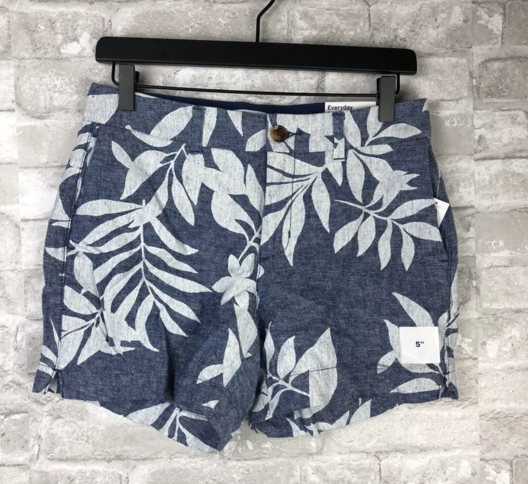 NWT  Printed Linen Everyday Shorts - Image 4