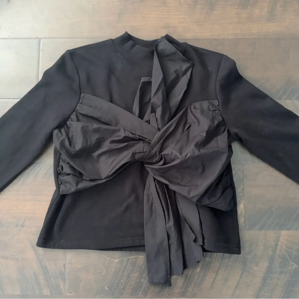 ZARA  Bow Blouse - Image 3