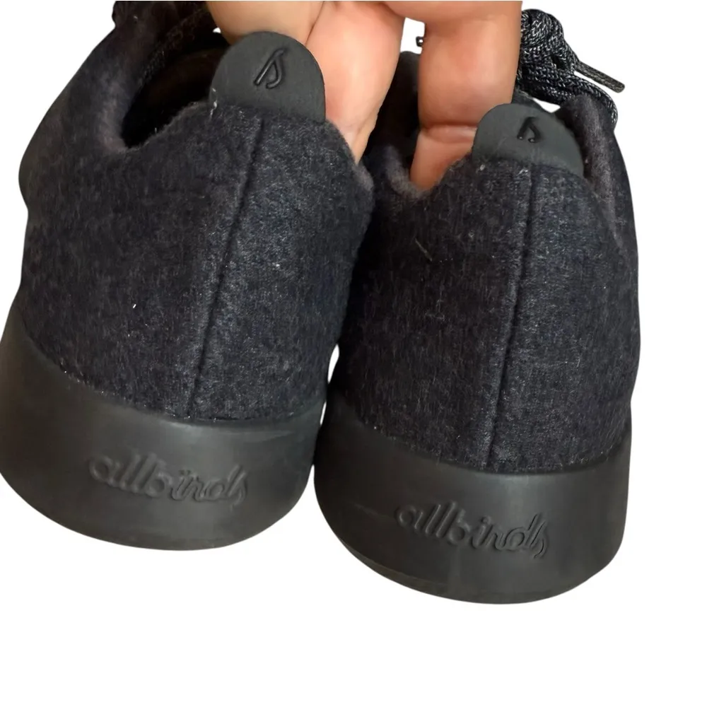 Allbirds Women’s Size 8 Wool Runners Charcoal Gray Black Comfort Sneakers Casual - Image 5