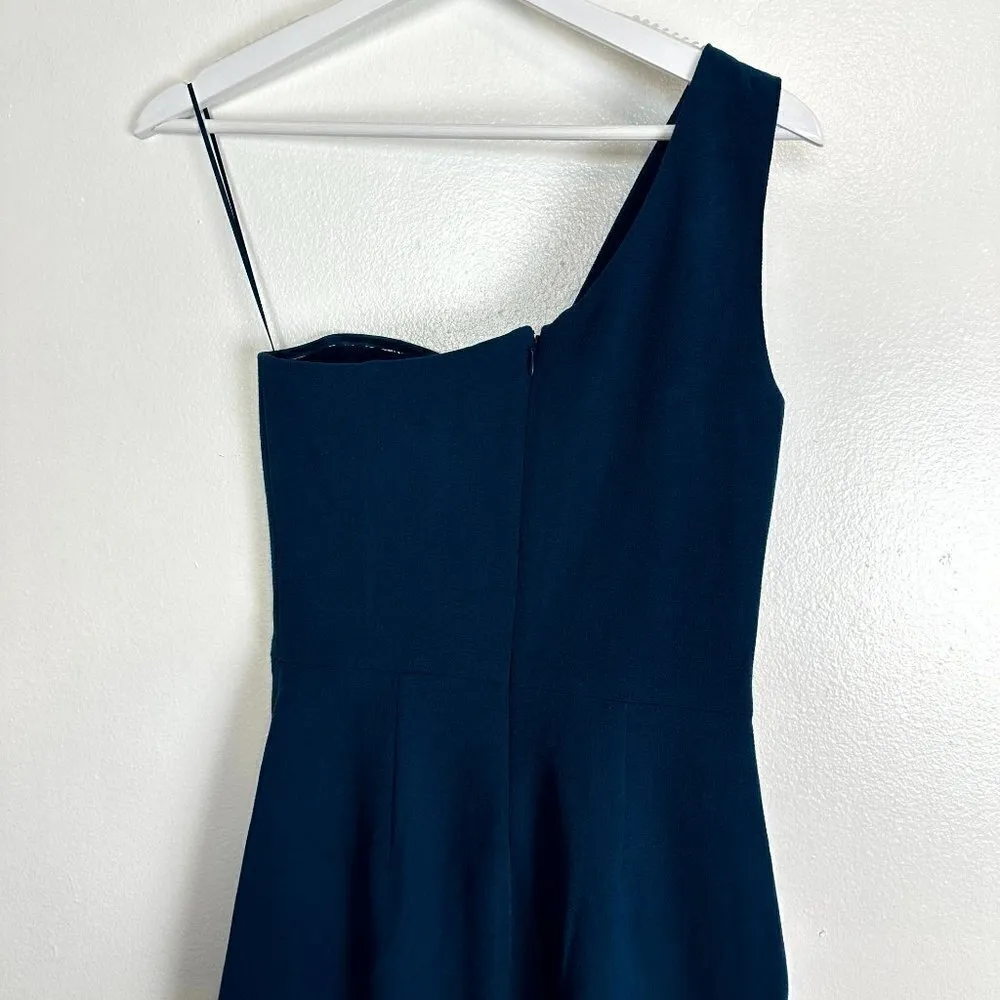 DRESS THE POPULATION Magnolia One-Shoulder Asymmetric Body-Con Midi Dress - Image 7