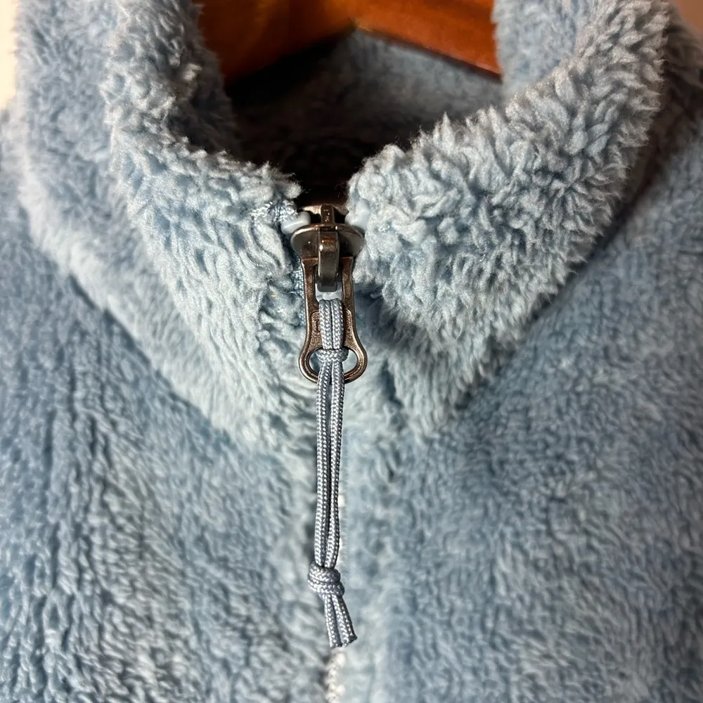 Columbia Powder Blue Painted‎ Sky EXS Teddy Fleece Vest M - Image 3