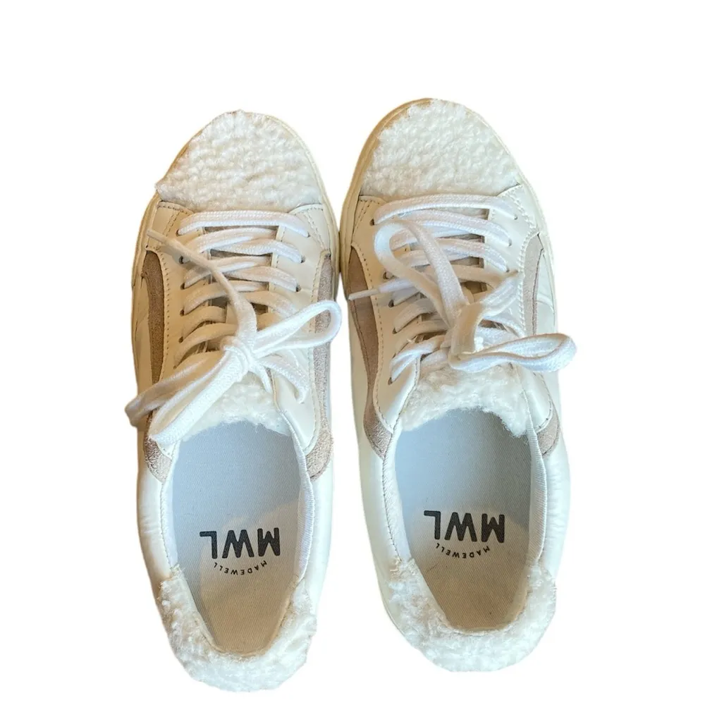 Sidewalk Low-Top Sneakers in Leather: Sherpa Edition size W5 M3.5 - Image 7