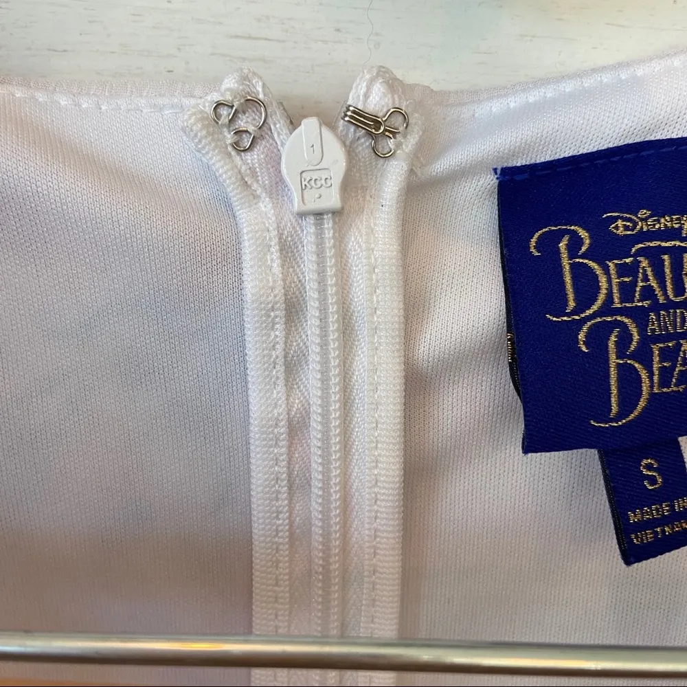 Disney Beauty and the Beast Floral Romper.  Size Small. - Image 5