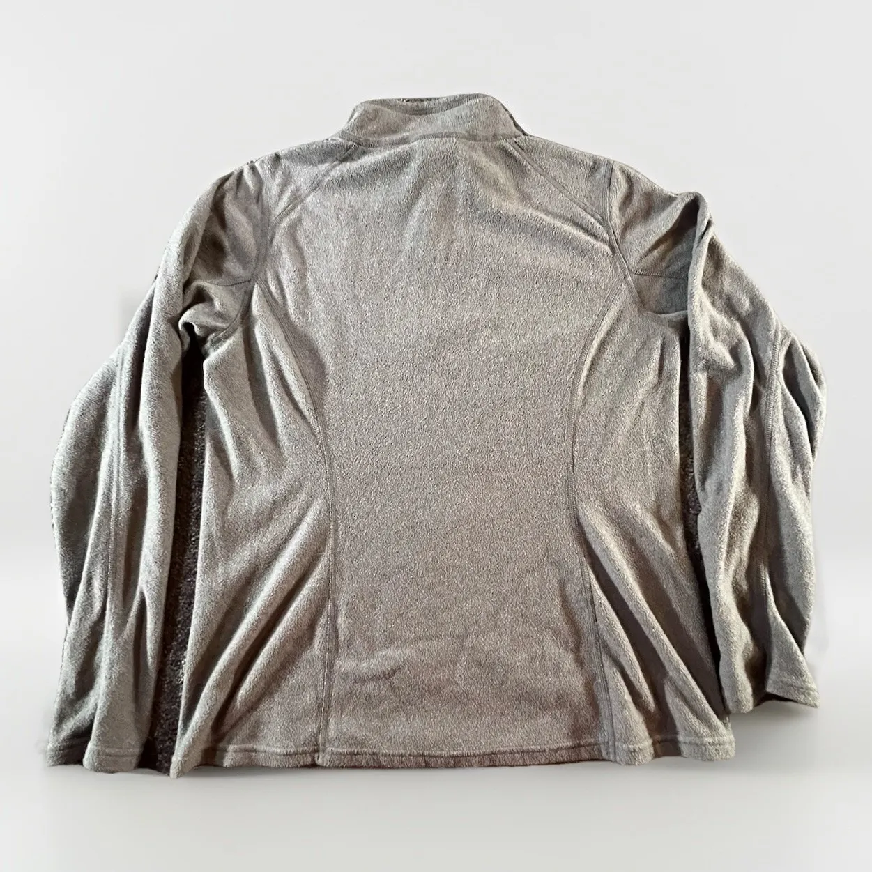The North Face Women's TKA 100 Glacier Fleece Gray ¼ Zip Pullover‎ M Lightweight - Image 2