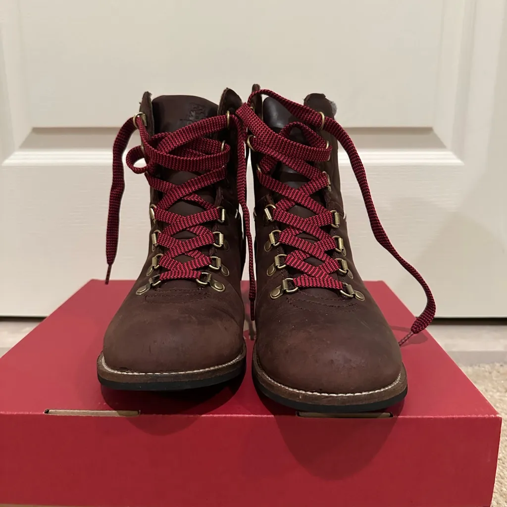 Kodiak Surrey II Brown Leather Boots Size 8 - Image 3