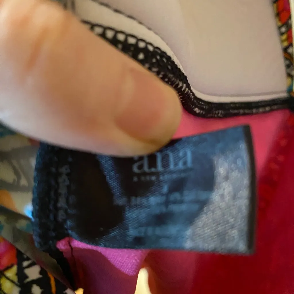 a.n.a  Multicolor Patterned Swim Top - Image 4