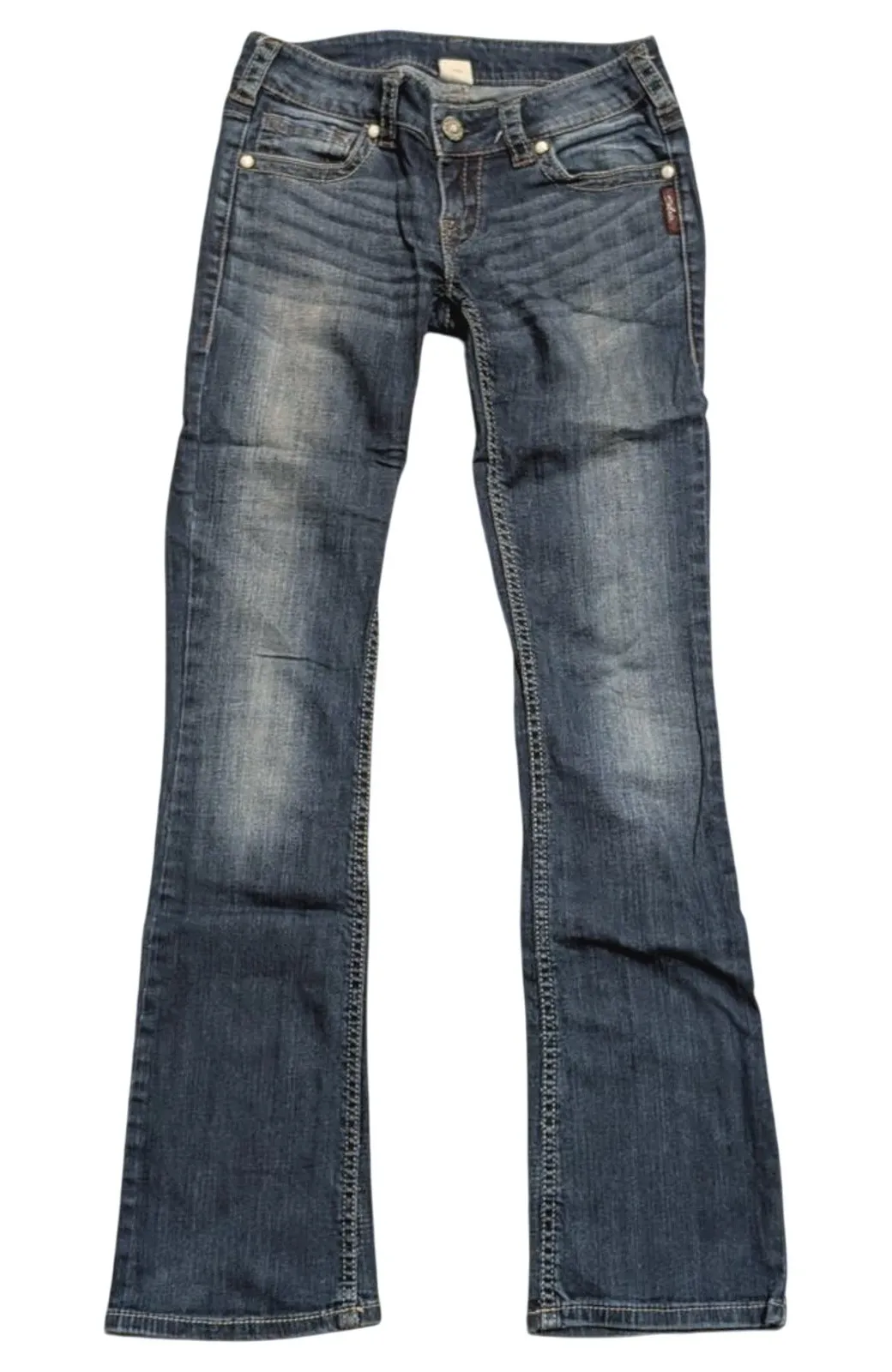 SILVER JEANS Kingston Womens 26 x 32 Bootcut Flare Boot Leg Stretch - Image 1