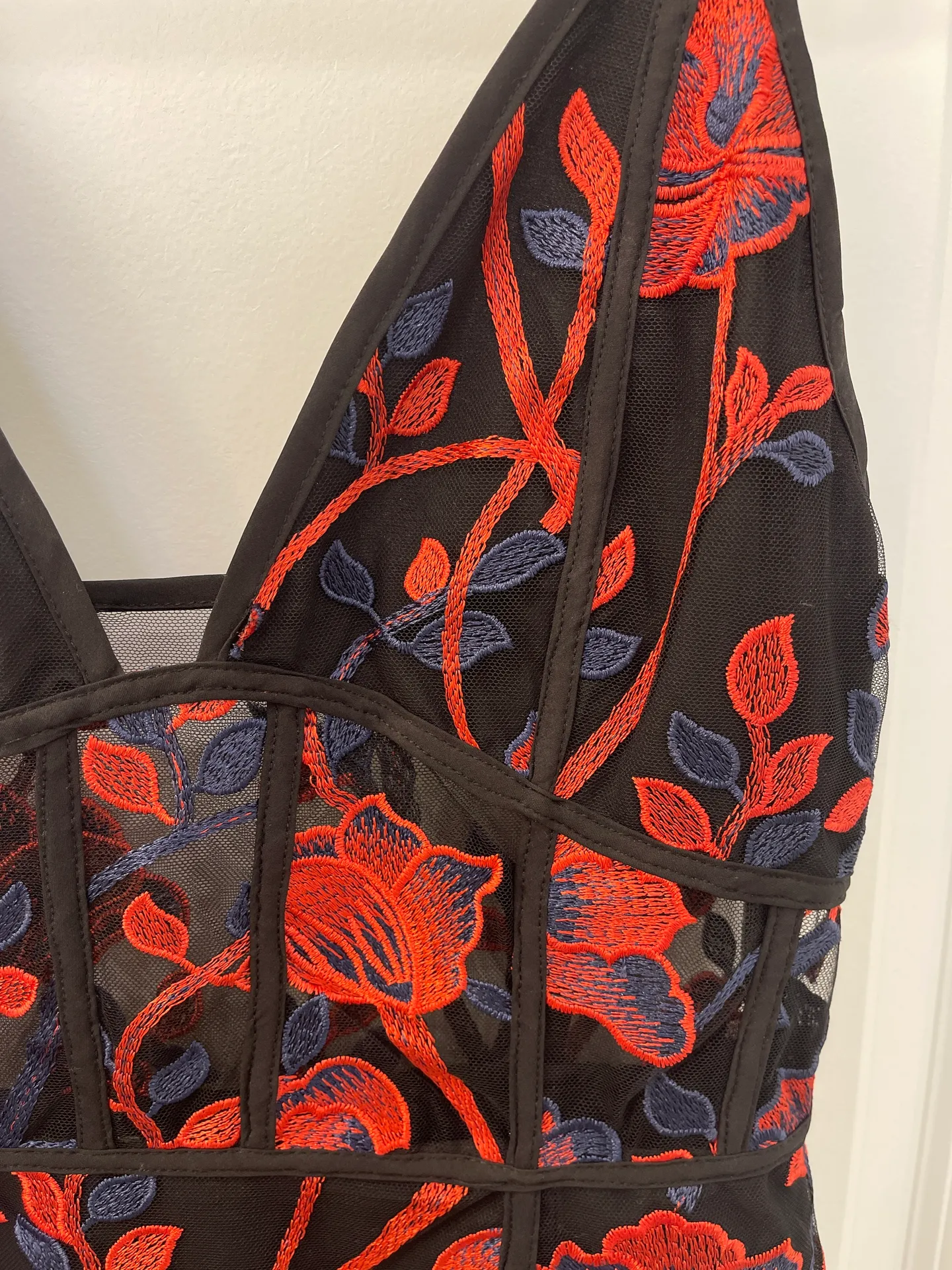 Lace Embroidered Dress - Image 3