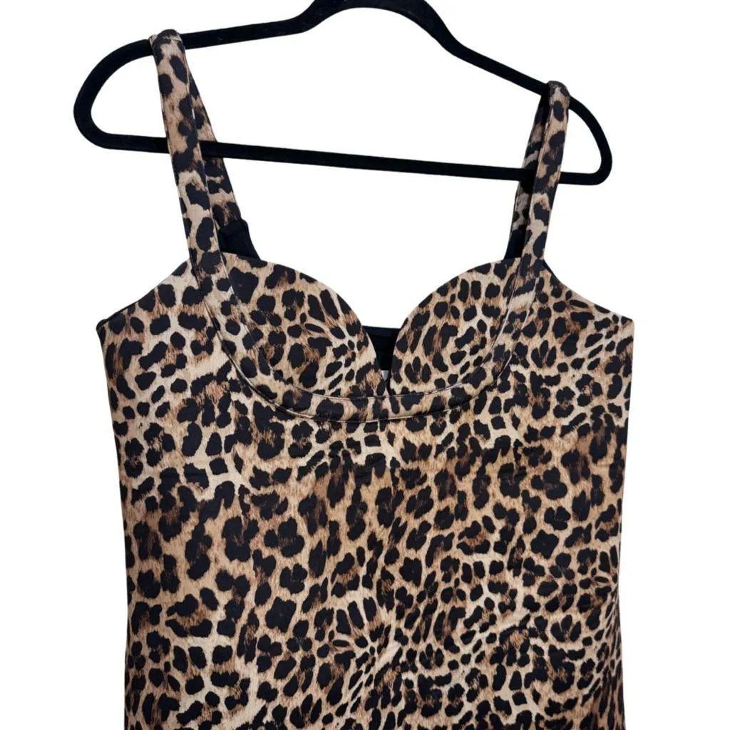 Anthropologie Dhruv Kapoor Leopard Mini Dress - Size M NWT - Image 6