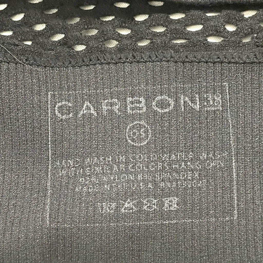 Carbon38 fitted fishnet mesh crop top Black - Image 9