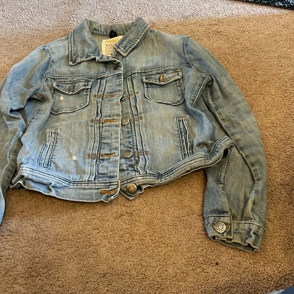 J crew small jean jacket - Image 3