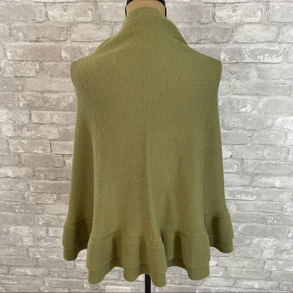Anthropologie Odille Green Cape - Image 2