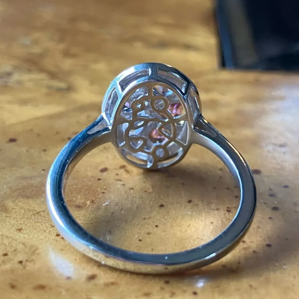 Multicolor Mystic Topaz Sterling Silver Ring Size 9.25 Blue - Image 5