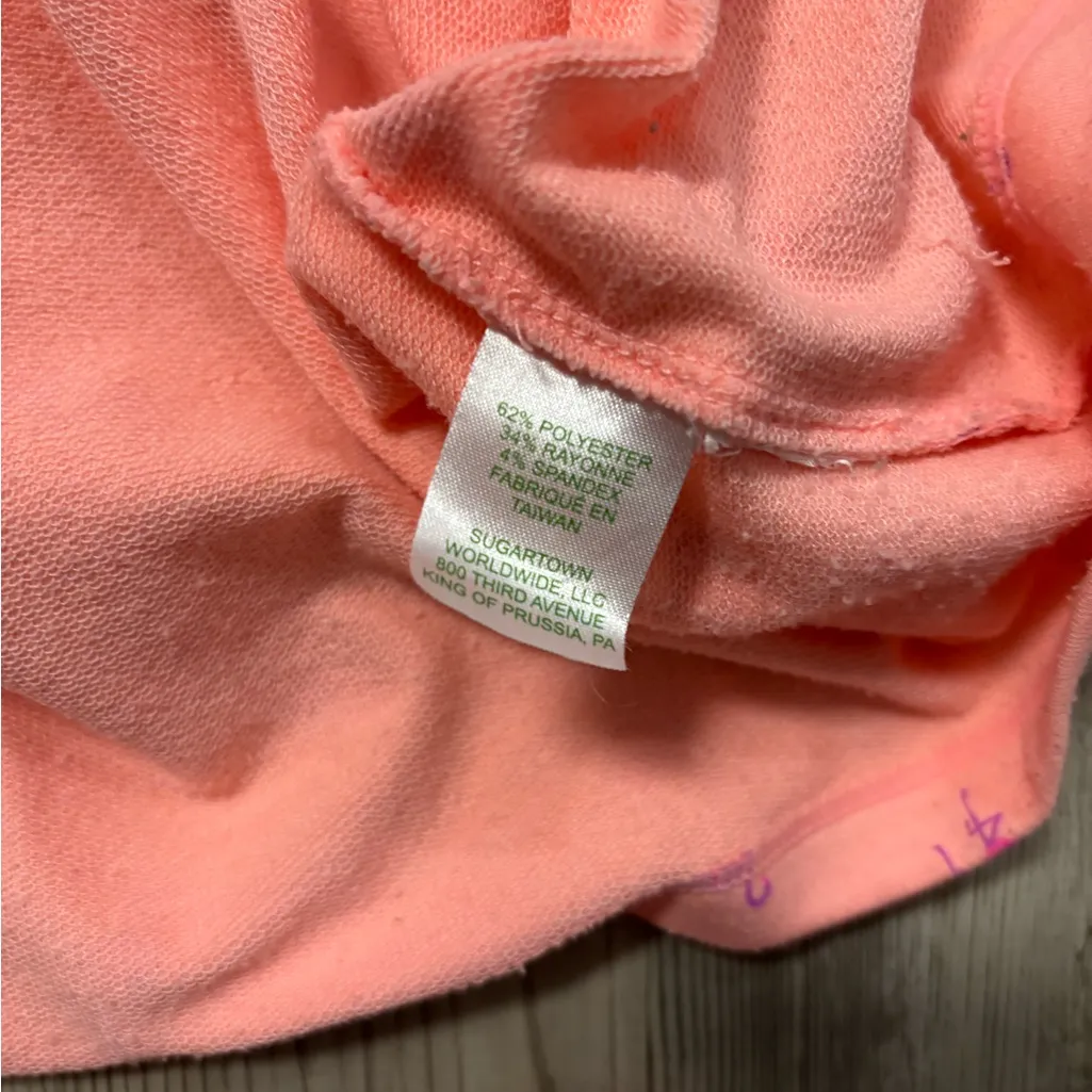 Lilly Pulitzer Coral and Pink Flamingo Print Pajama Set - Image 4